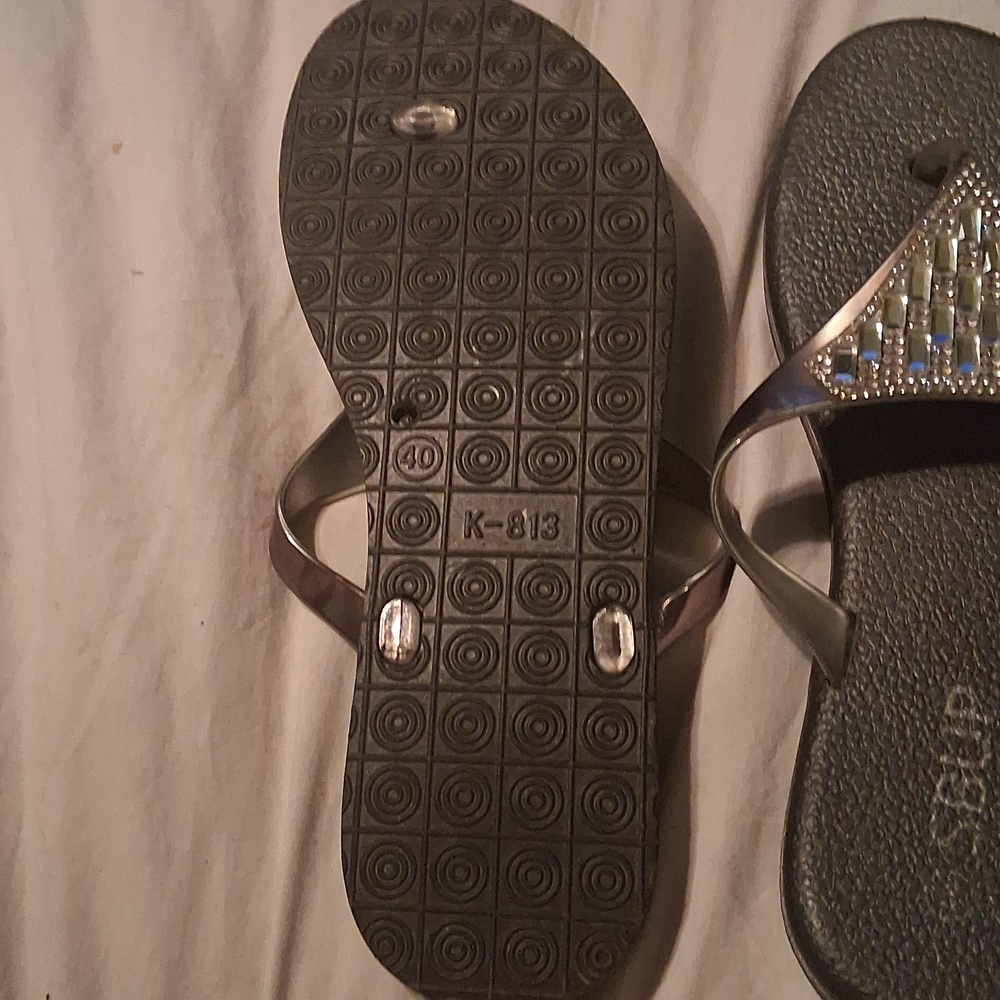 Stylish Rhinestone Sandals - Picture 5 of 5